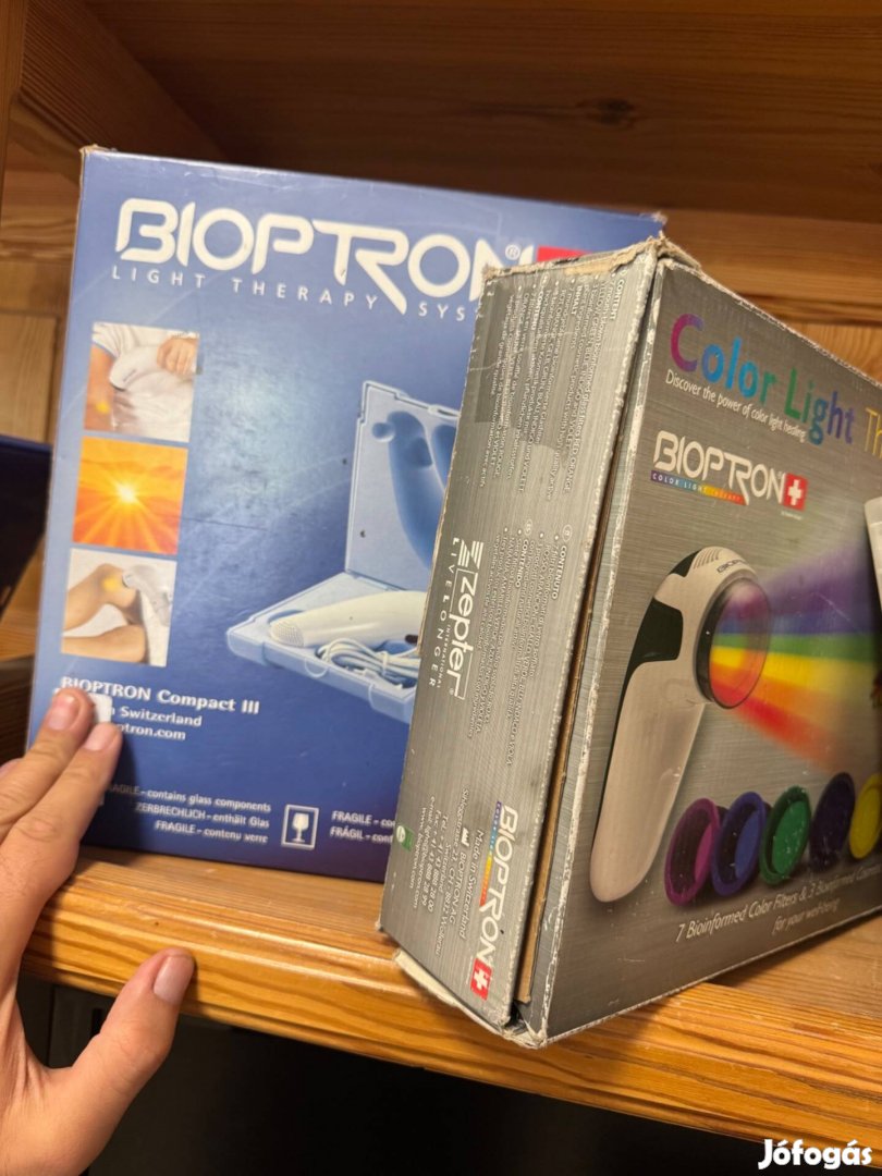 Bioptron Compact III lámpa + szinterápia
