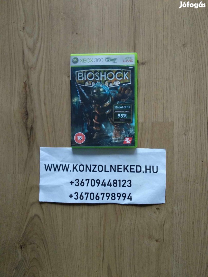 Bioshock Xbox One Kompatibilis eredeti Xbox 360 játék