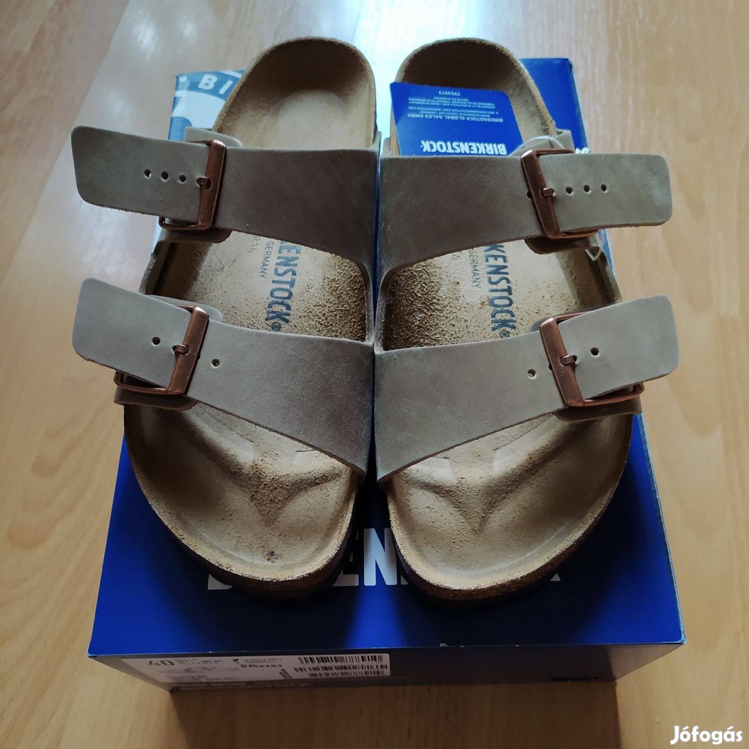 Birkenstock Arizona olajos bőr papucs 40 Új