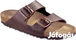 Birkenstock Arizona papucs lábujjvédő sötétbarna normál változat 37,