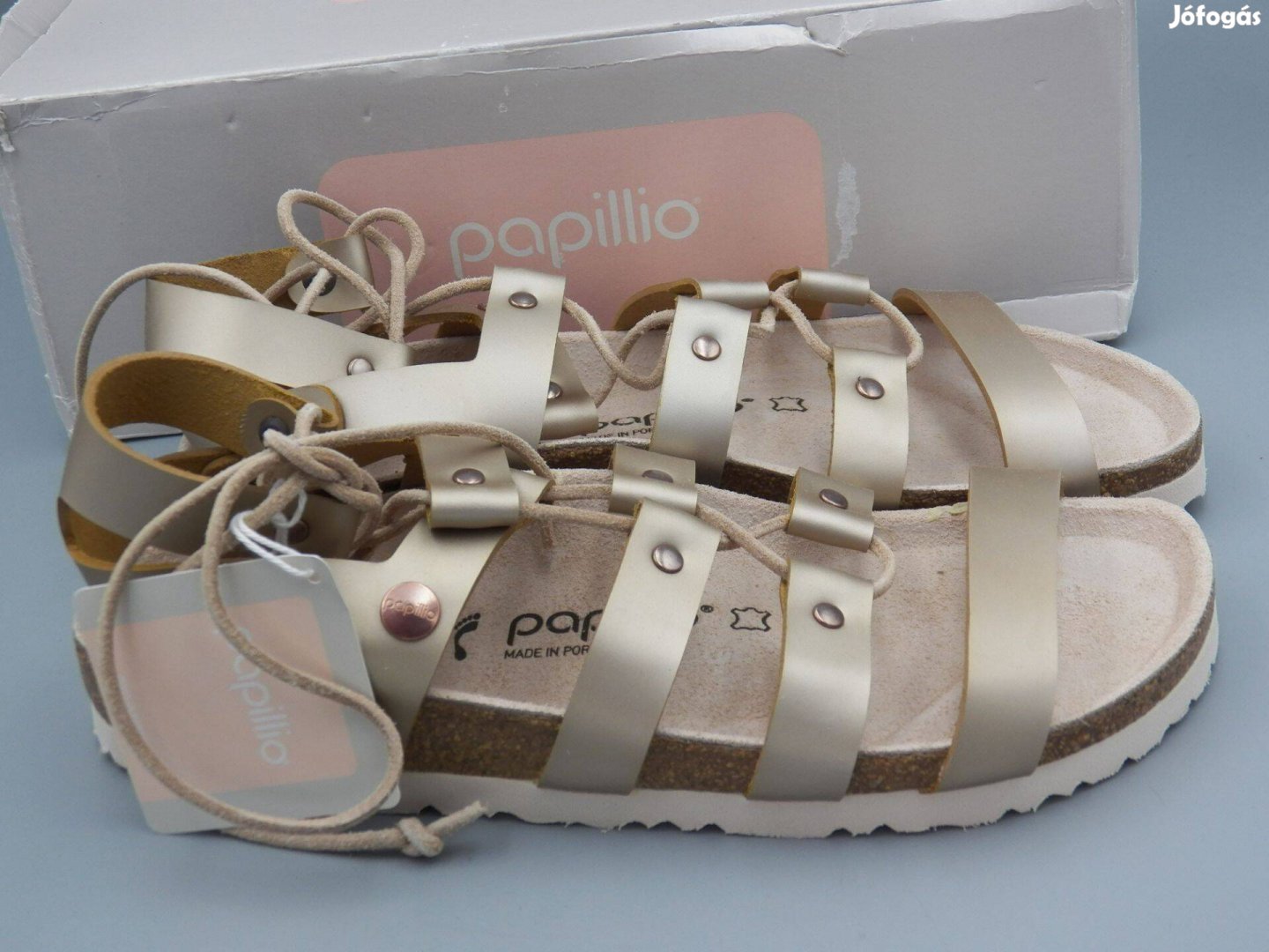 Birkenstock Papillio Cleo teljes bőr szandál, 39 -es Keskenyebb