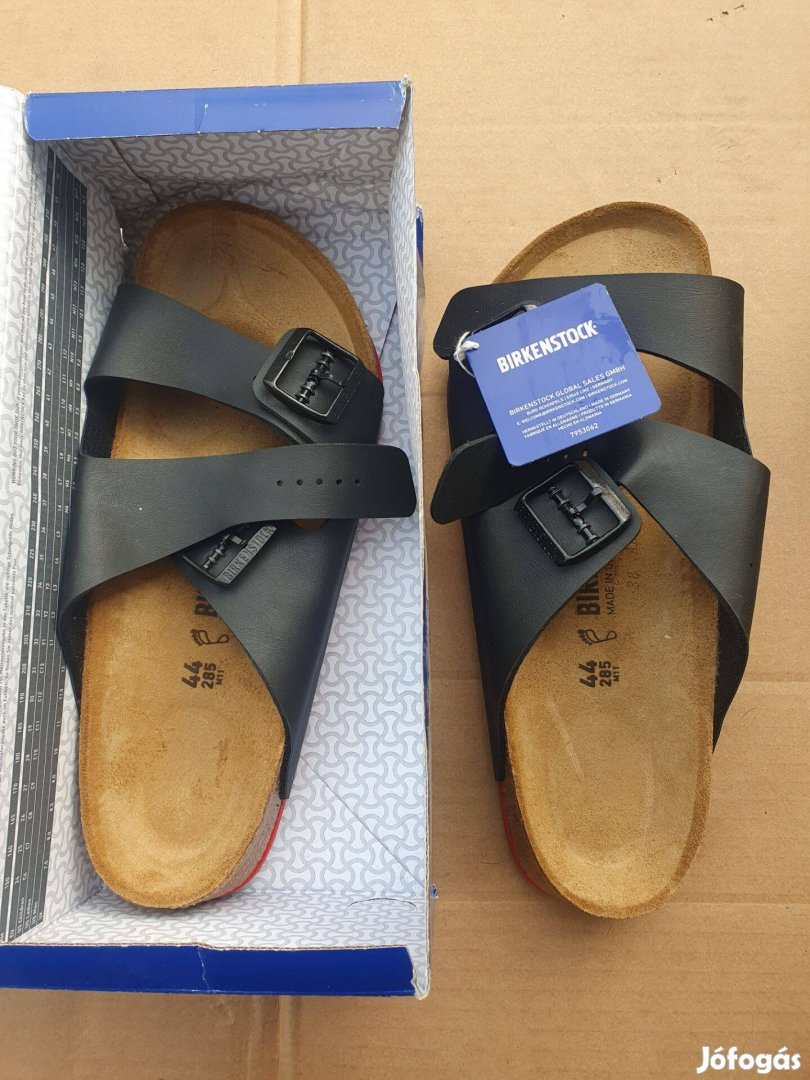 Birkenstock papucs Arizona SL Fekete Csúszásgátló talp 44-es új