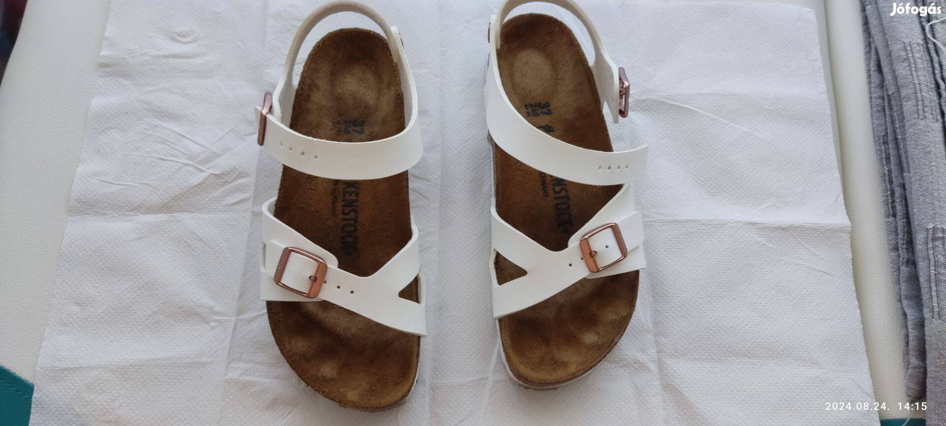 Birkenstock szandál Rio White 37