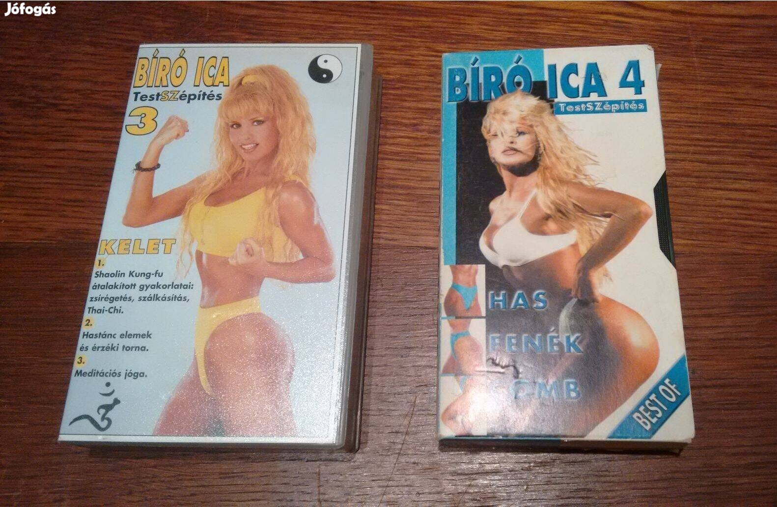 Bíró Ica VHS videó kazetta 2 db