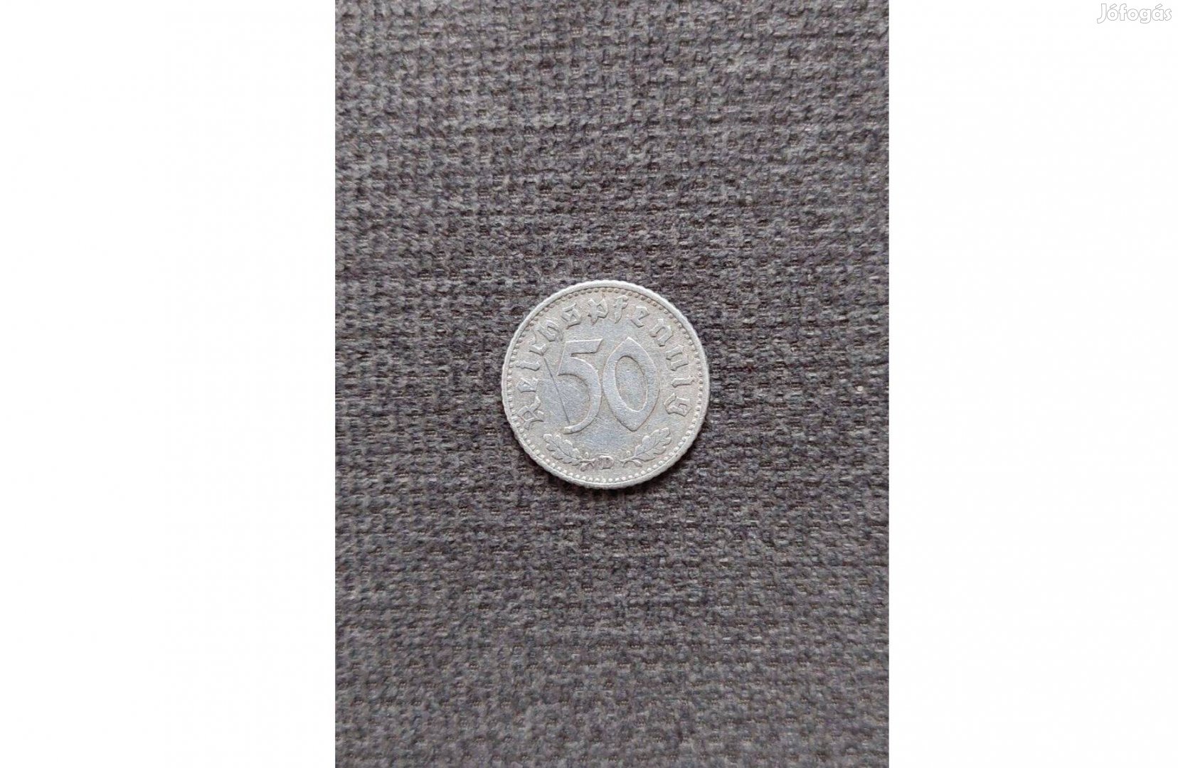 Birodalmi 50 pfennig (Reichspfennig) - 1935 D (#3)