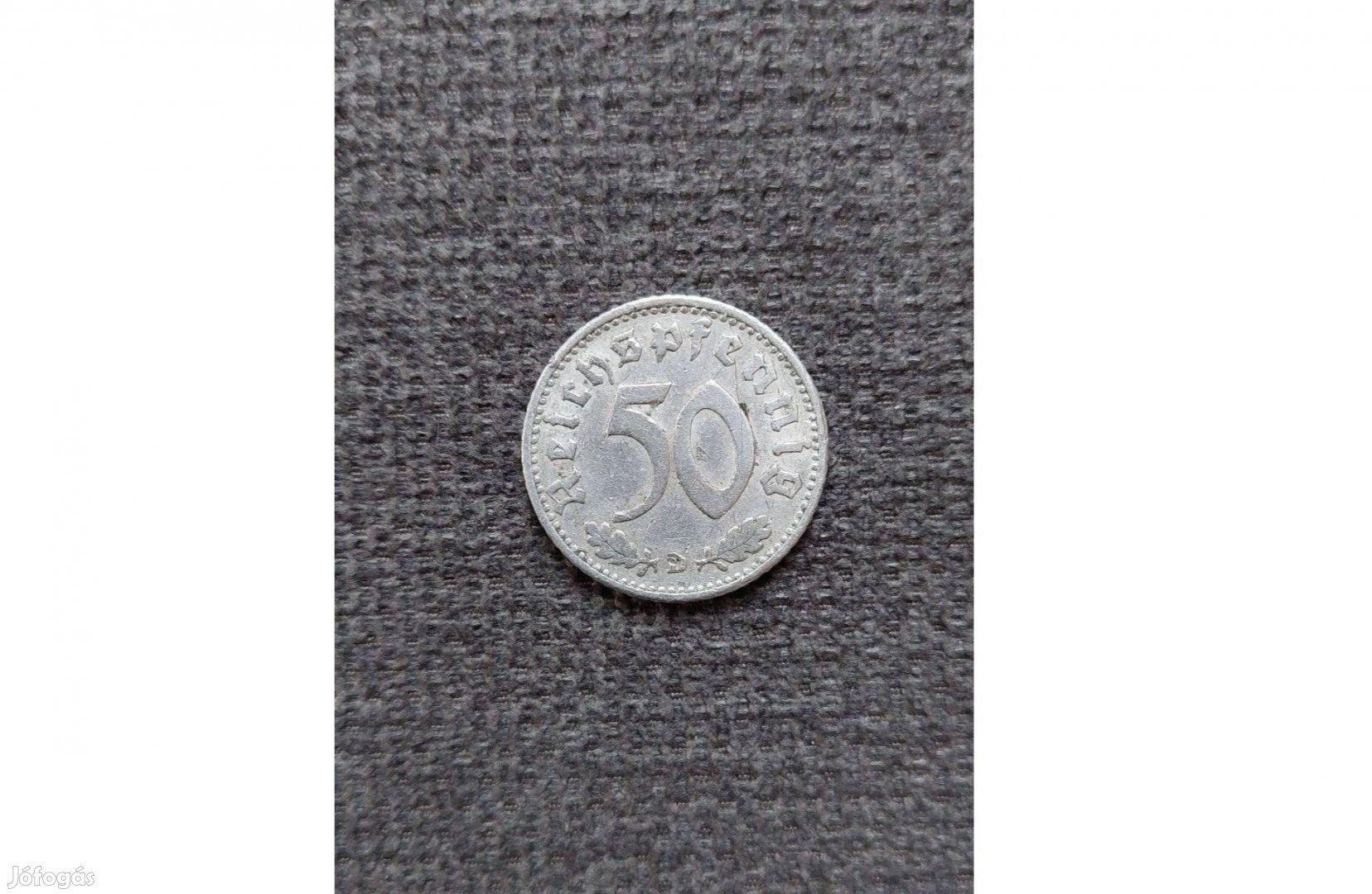 Birodalmi 50 pfennig (Reichspfennig) - 1935 D (#6)