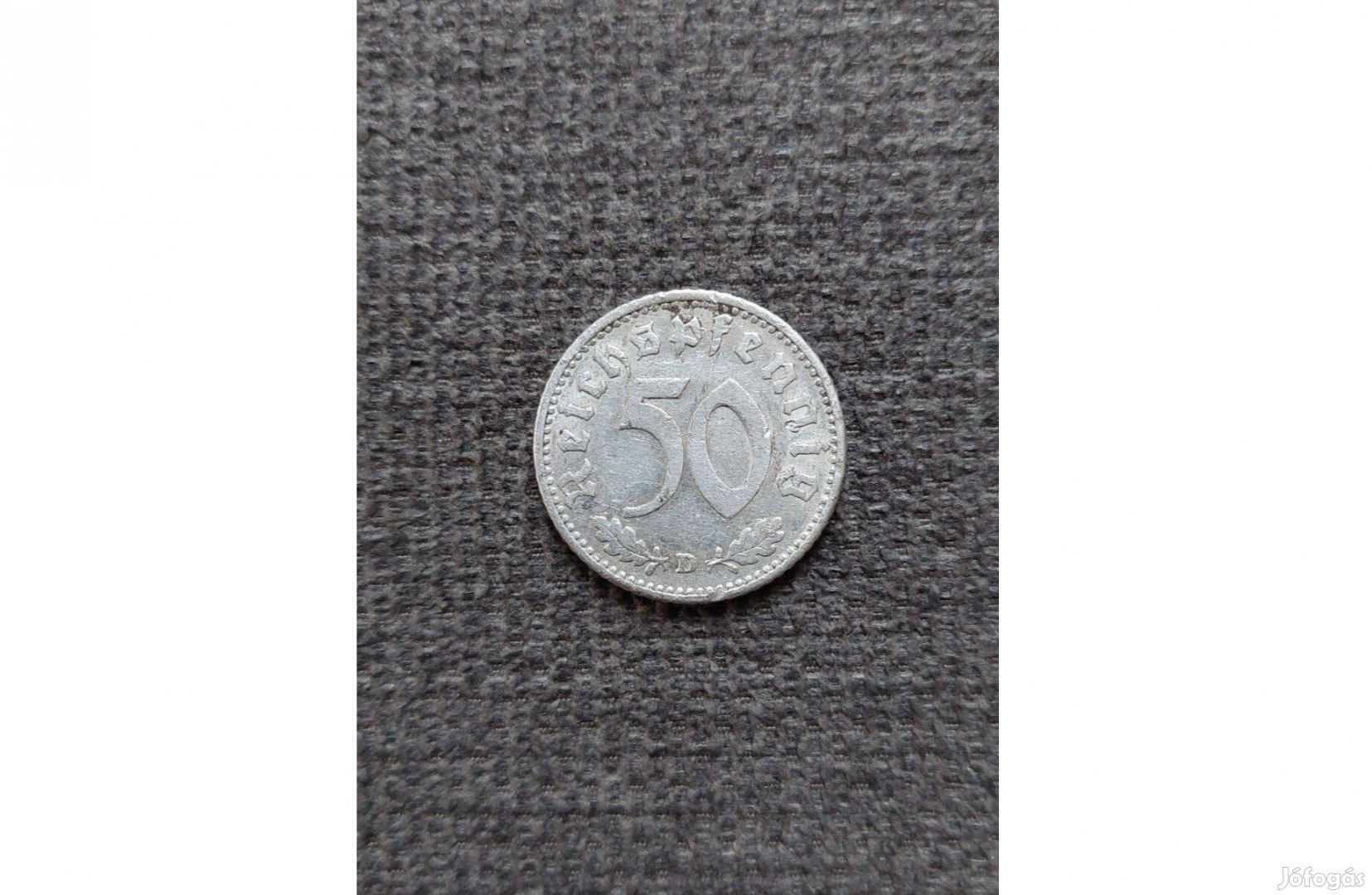 Birodalmi 50 pfennig (Reichspfennig) - 1935 D (#7)