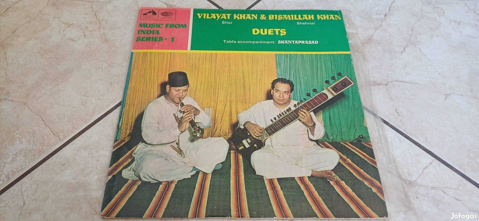 Bismillah Khan indiai bakelit hanglemez
