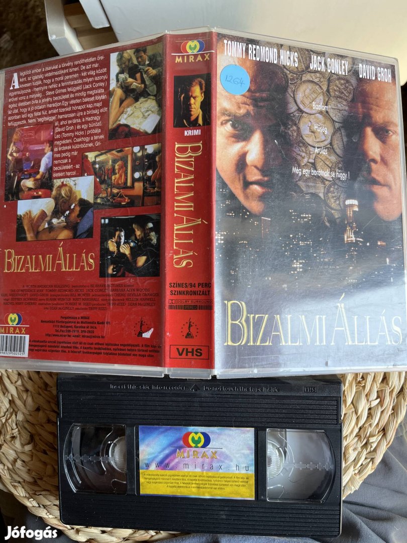 Bizalmi állás vhs