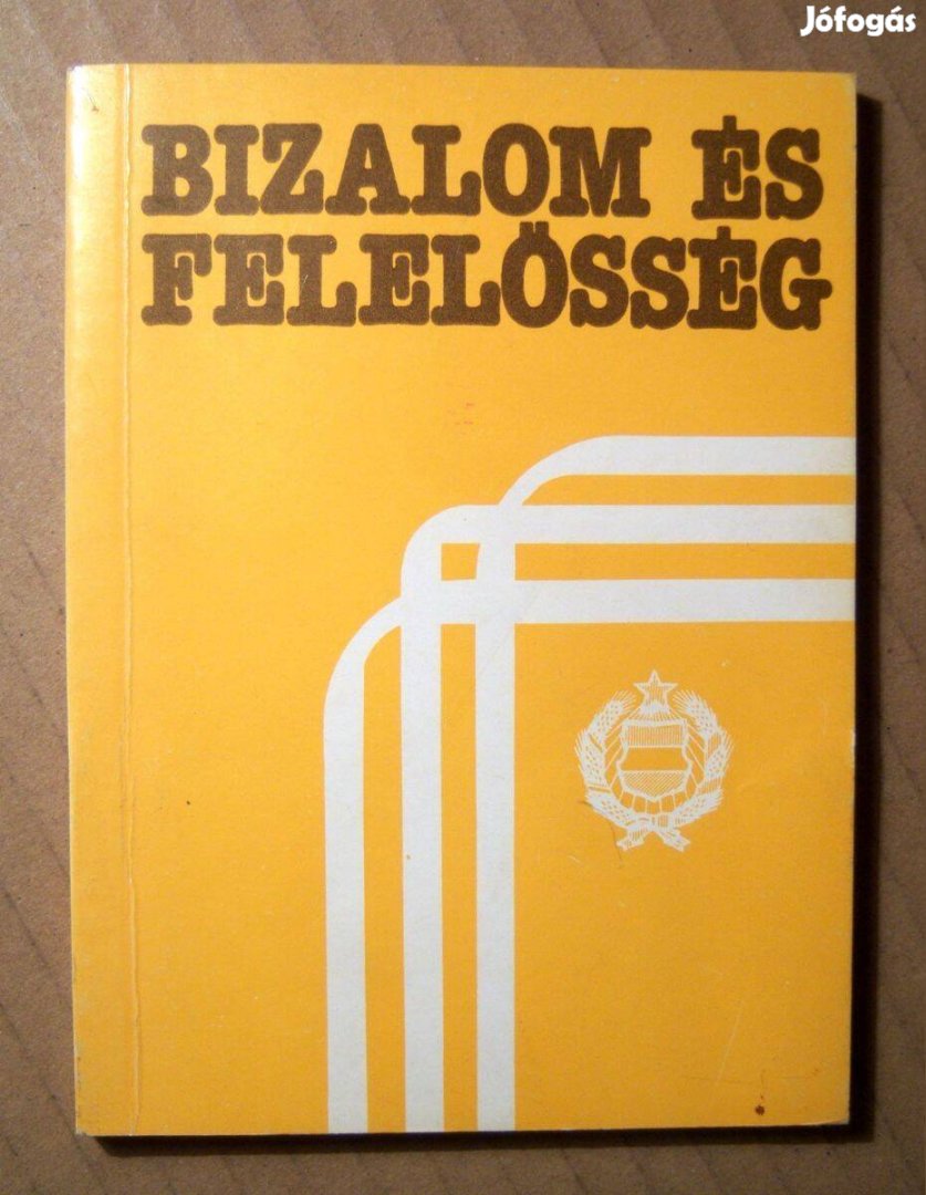 Bizalom és Felelősség (Tóth Antal) 1985 (foltmentes) 6kép+tartalom