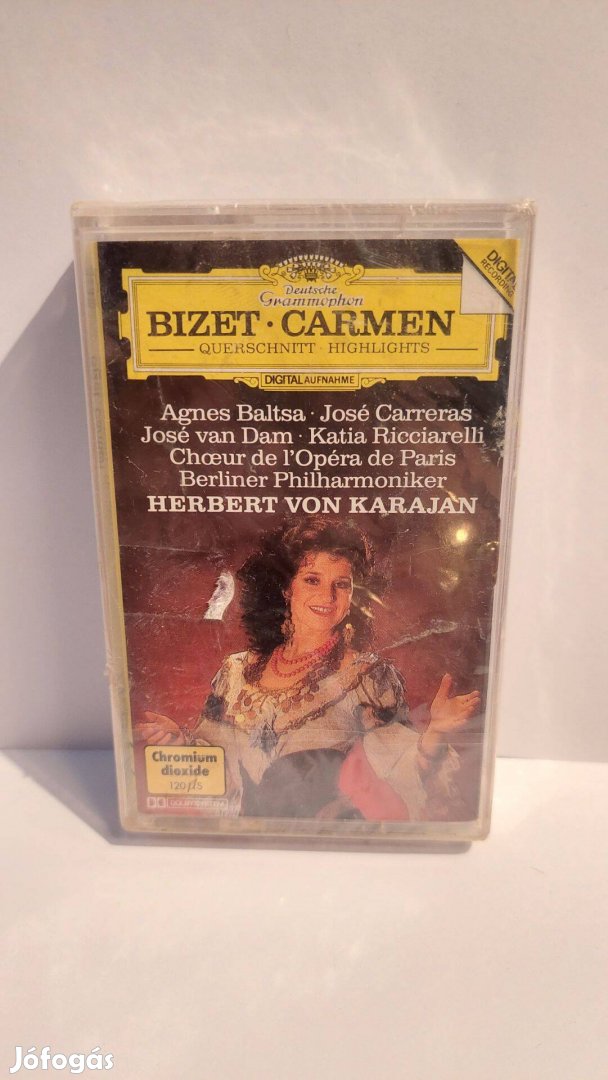 Bizet Carmen magnókazetta bontatlan