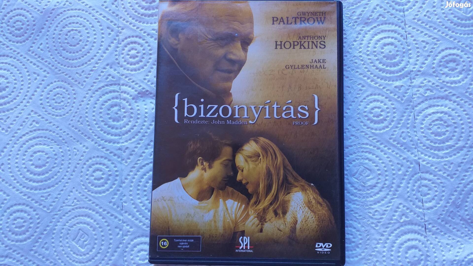 Bizonyítás  DVD film-Gwyneth Paltrow Anthony Hopkins