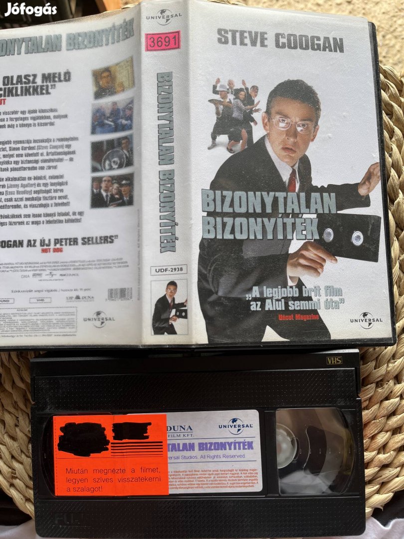 Bizonytalan bizonyíték vhs kazetta