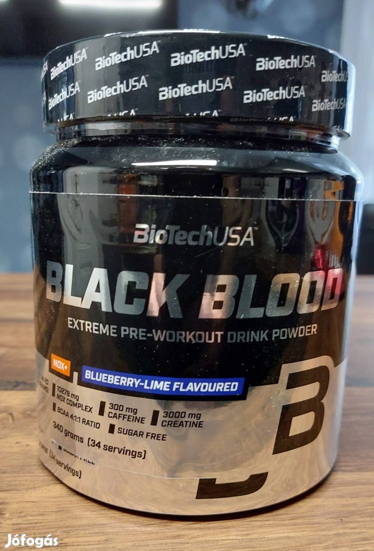 Black Blood Nox+ 340g áfonya lime