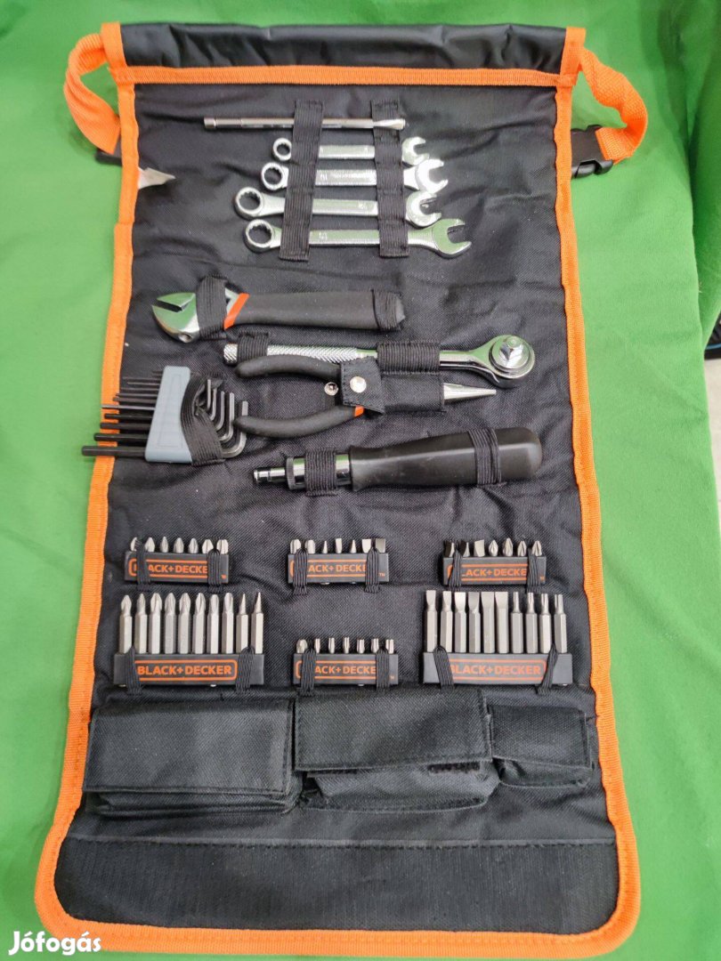 BlackDecker A7063-Qz 76 darabos szerszámkészlet komplett,