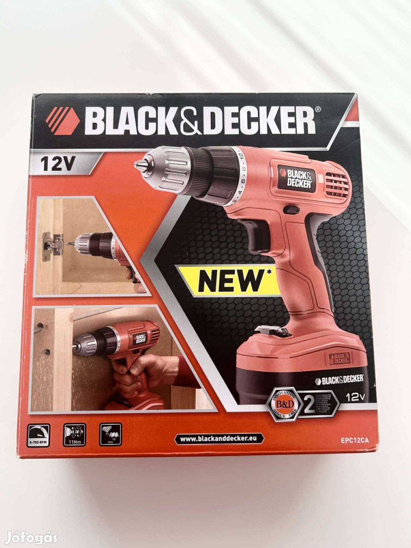 Black&Decker Akkus Fúró-csavarozó 12V