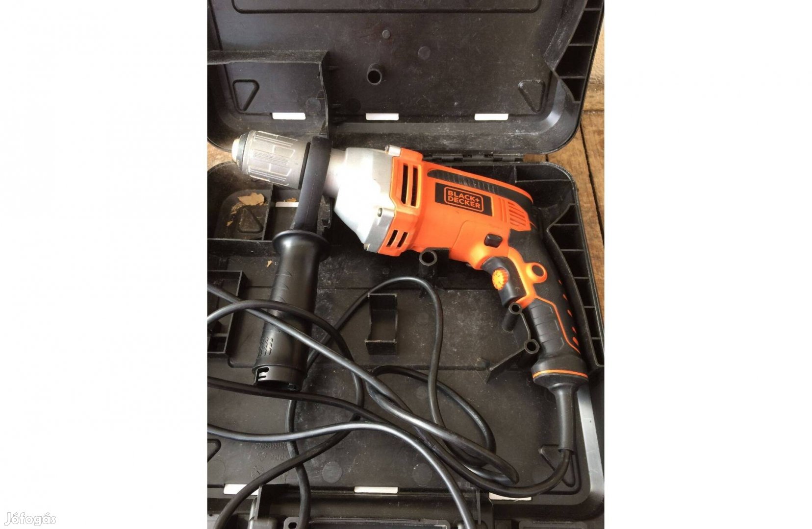 Black Decker Fúrógép Üttvefúró 800W 13 mm + Koffer Újszerű!
