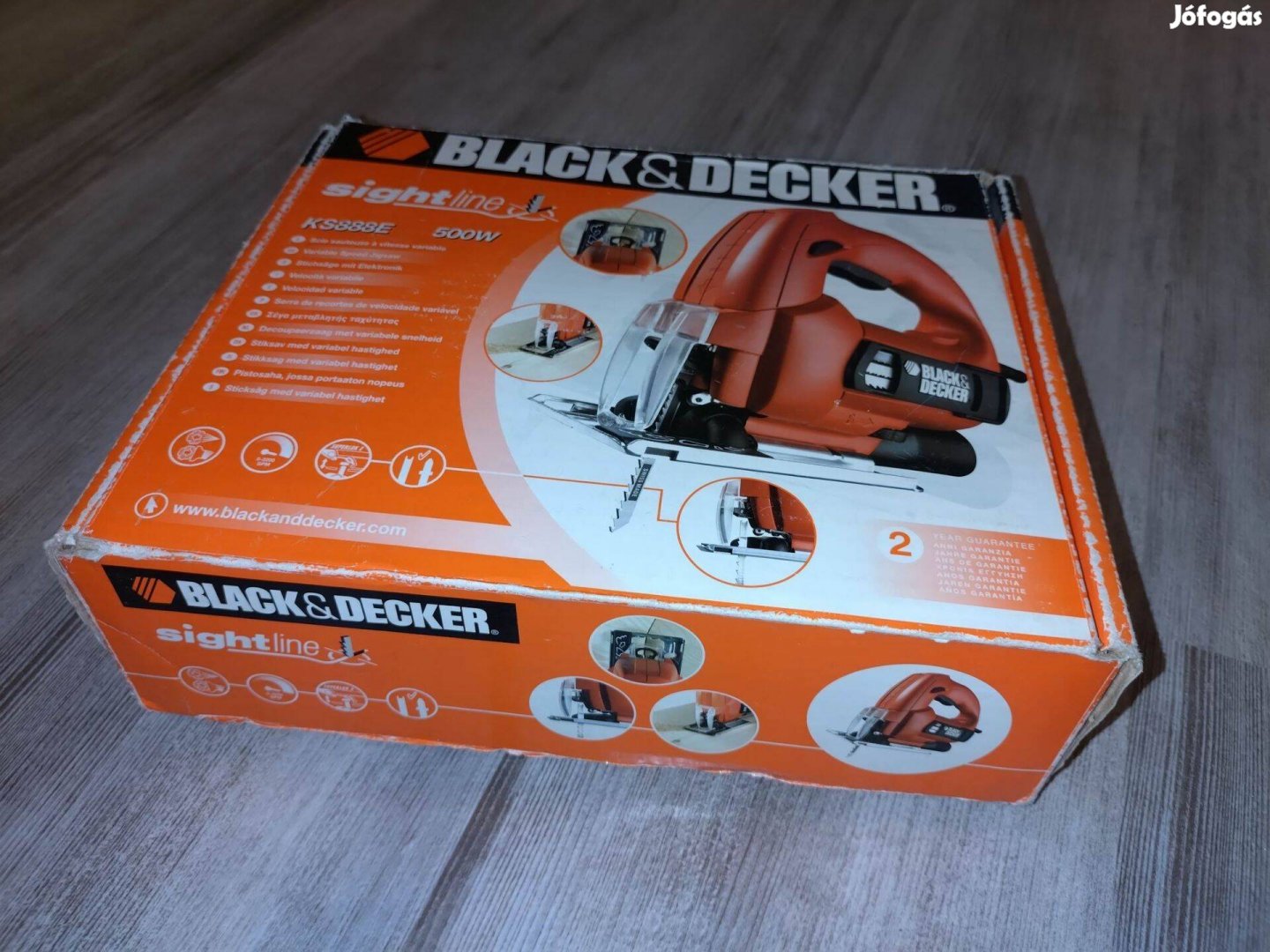 Black&Decker KS888E dekopírfűrész, 230V, 500W-os, keveset használt