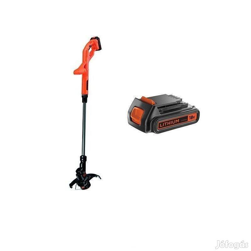 Black&Decker ST182320-QW akkus szegélynyíró, 18V, 2Ah