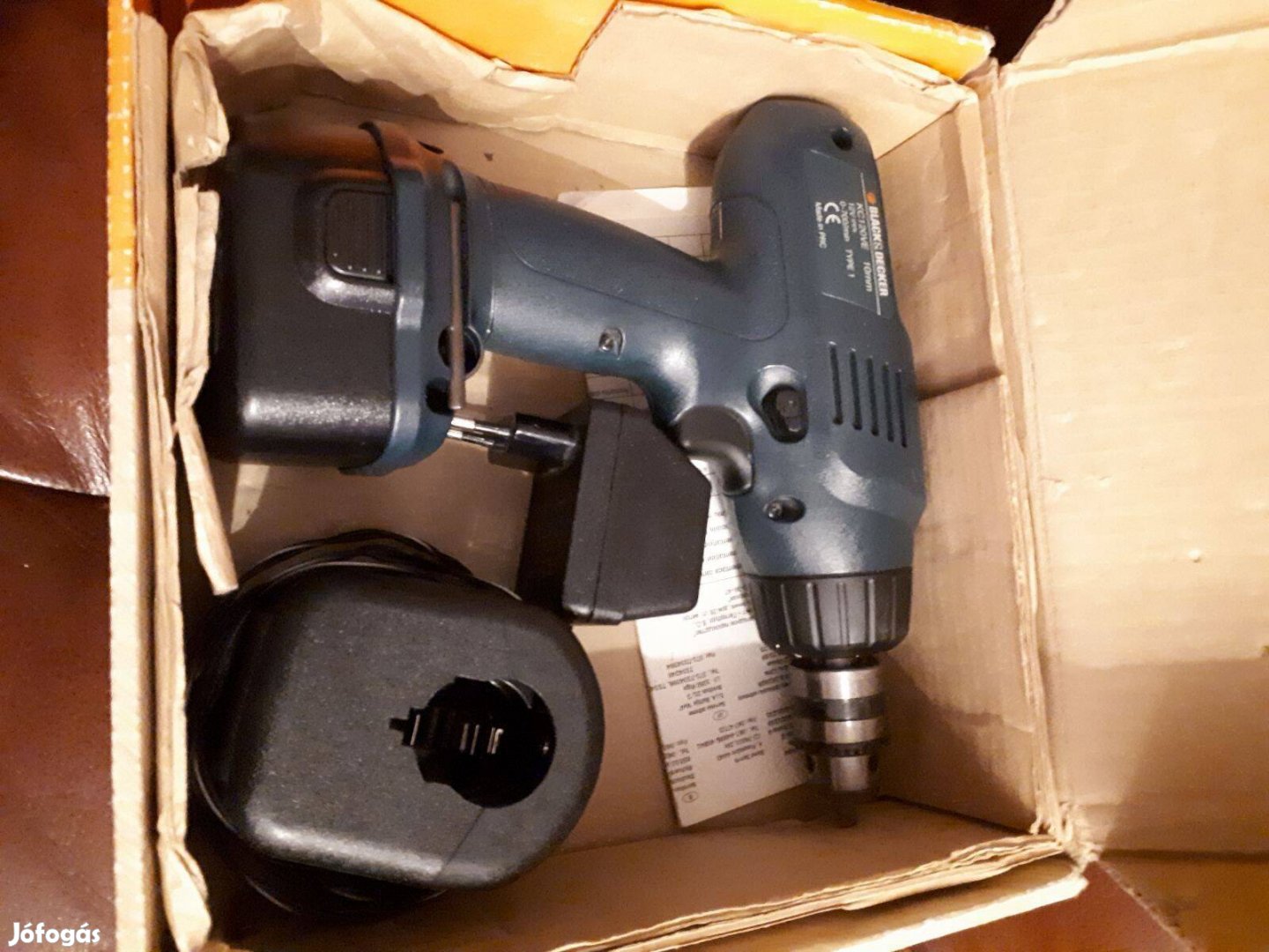 BlackDecker akkumulátoros, akku fúró KC120VE 12.0