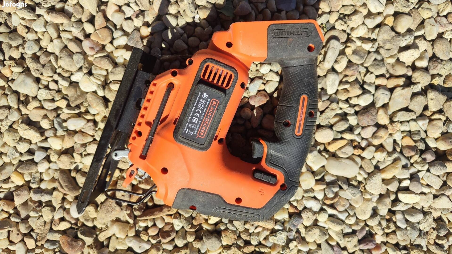 Black&Decker akkumulátoros dekopírfűrész, szúrófűrész 2# 