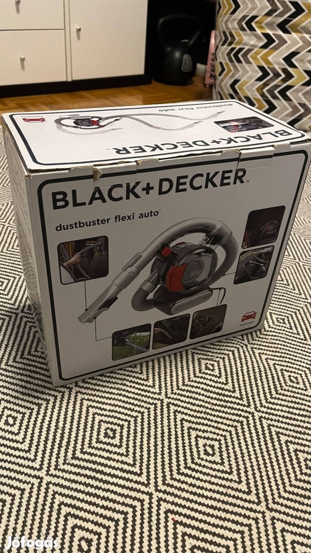 Black+Decker autós szivargyújtós porszívó