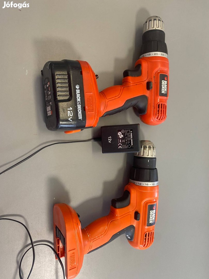 Black&Decker fúró csavarbehajtó akus