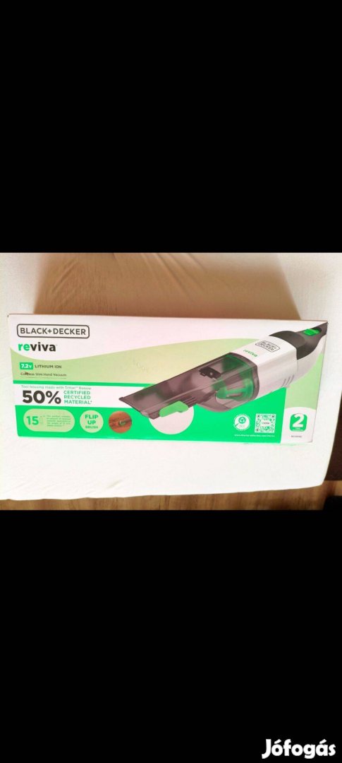 BlackDecker reviva porszívó