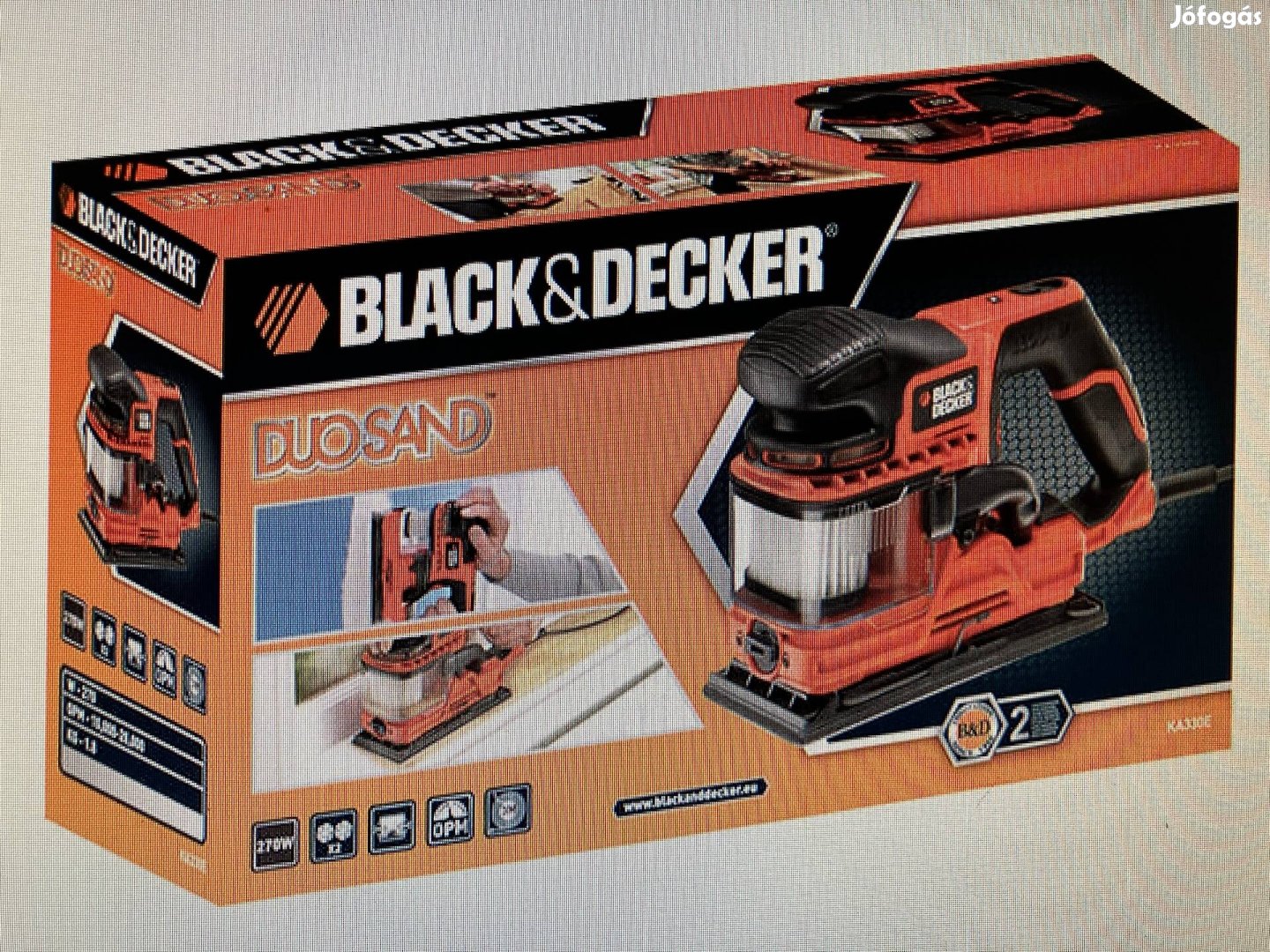 Black&Decker rezgőcsiszoló Új