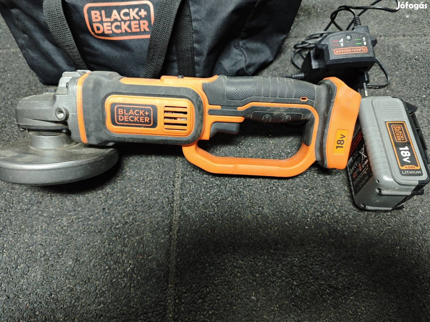 Black+Decker sarokcsiszoló flex