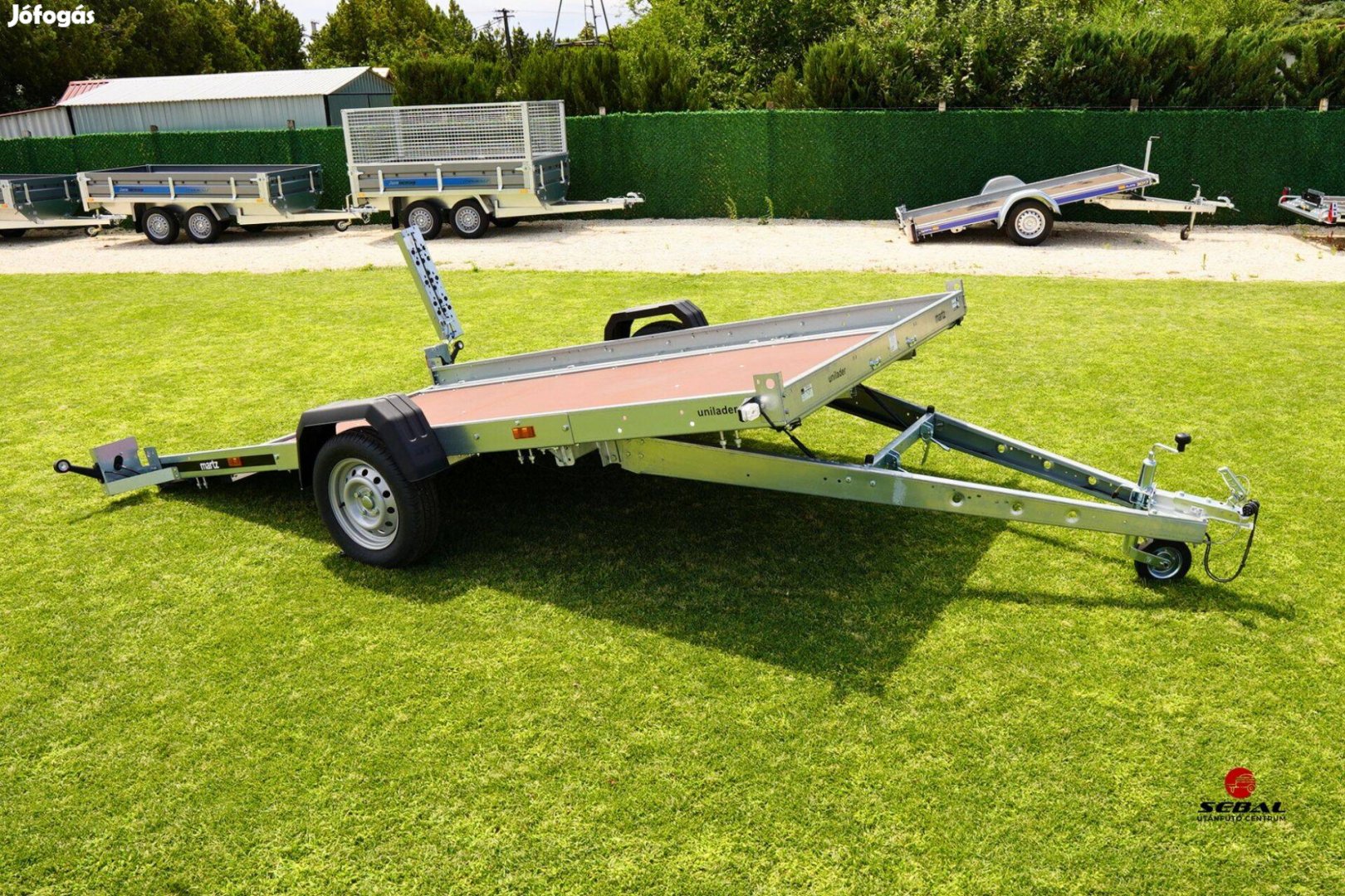 Black Friday! Új 330cm-es billenős utánfutó rendszámmal Füzesabonyban