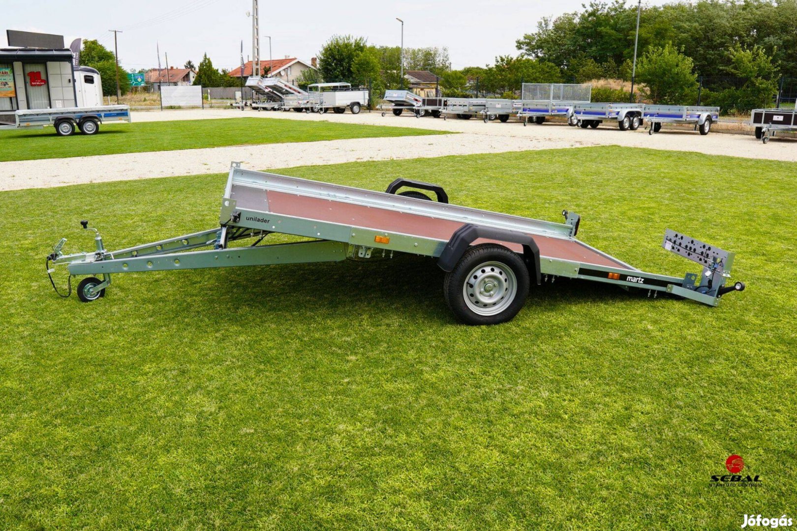 Black Friday - Új 330cm-es billenős utánfutó rendszámmal Békéscsabán