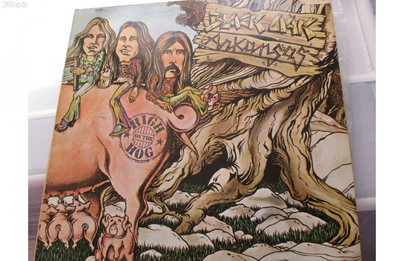 Black Oak Arkansas High on the Hog bakelit hanglemez eladó