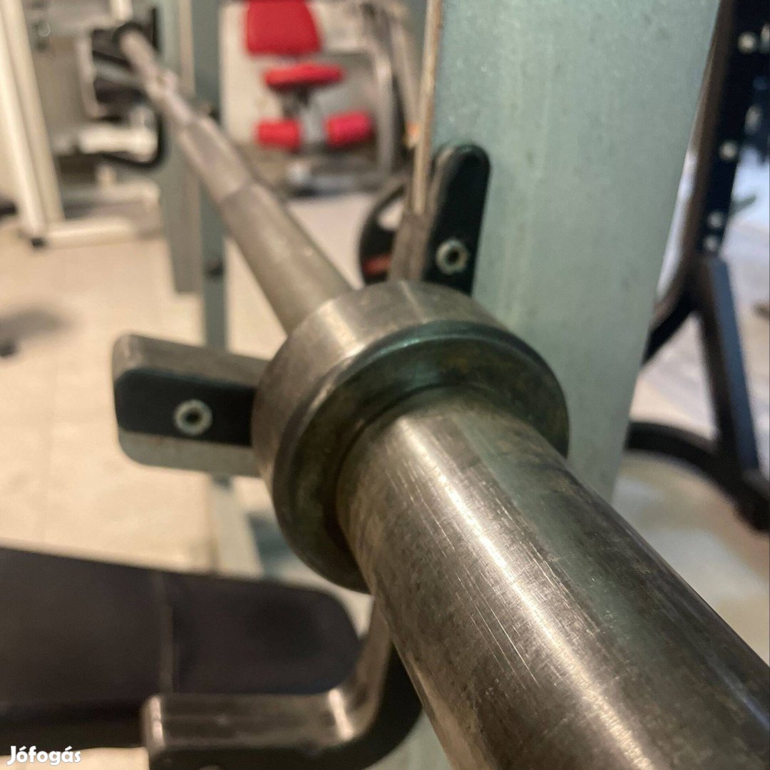 Black Olympic Weight BAR Fekete Olimpiai Kétkezes Rúd 220cm/50mm