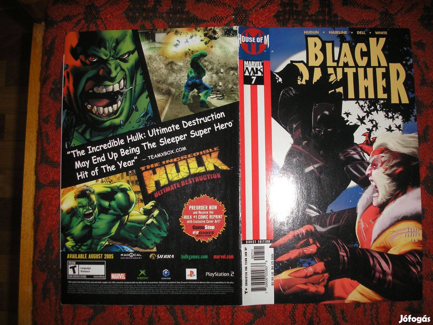 Black Panther/Fekete Párduc 2005-ös Marvel képregény 7. száma eladó!