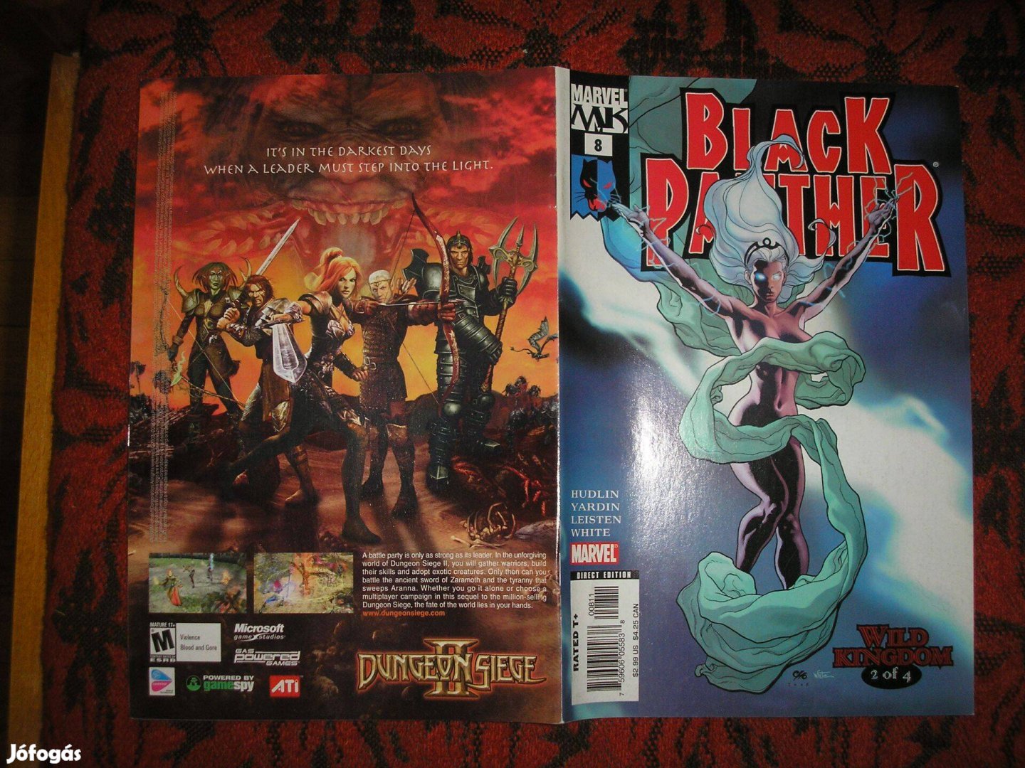 Black Panther/Fekete Párduc 2005-ös Marvel képregény 8. száma eladó!