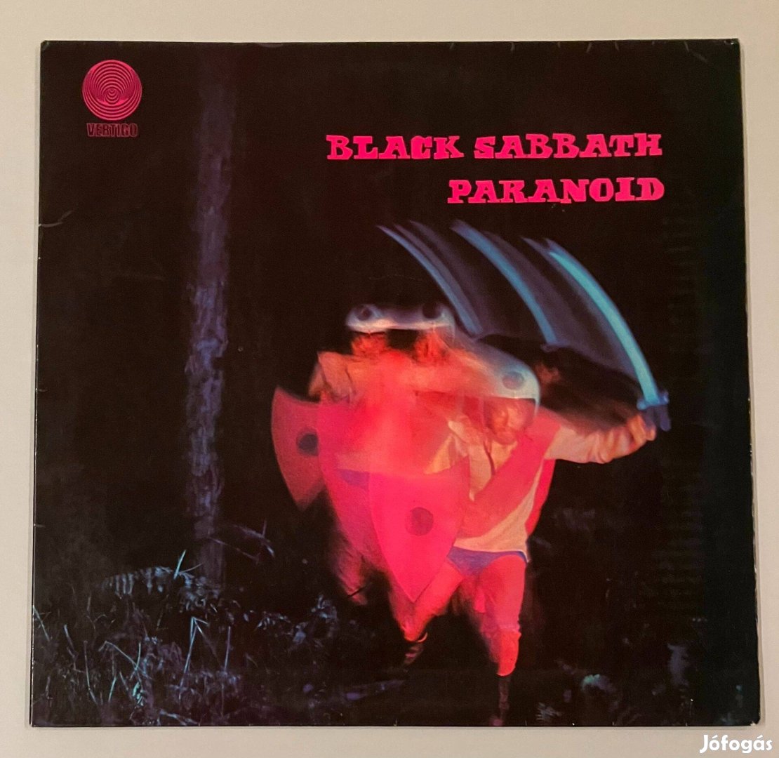 Black Sabbath - Paranoid (német, Vertigo Swirl) #2