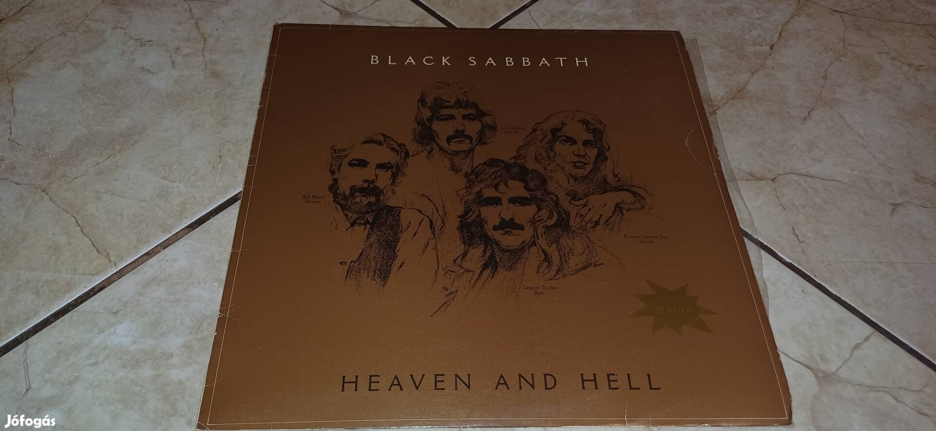 Black Sabbath bakelit hanglemez