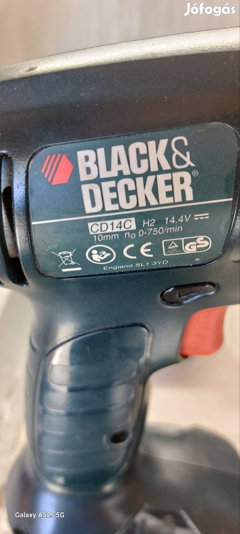 Black &Decker akkus fúró behajtó!!