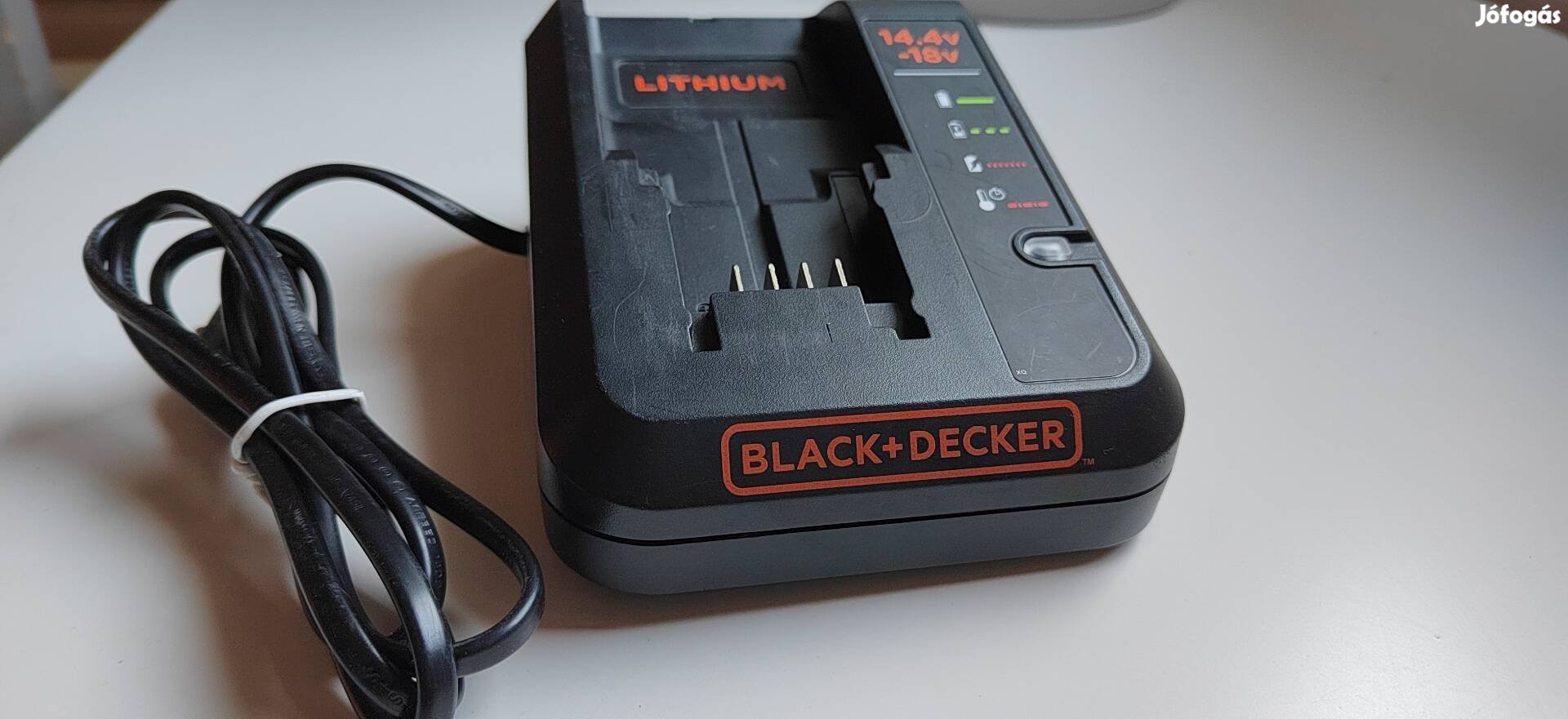 Black & Decker 14.4-18 V lithium akkumulátor töltő