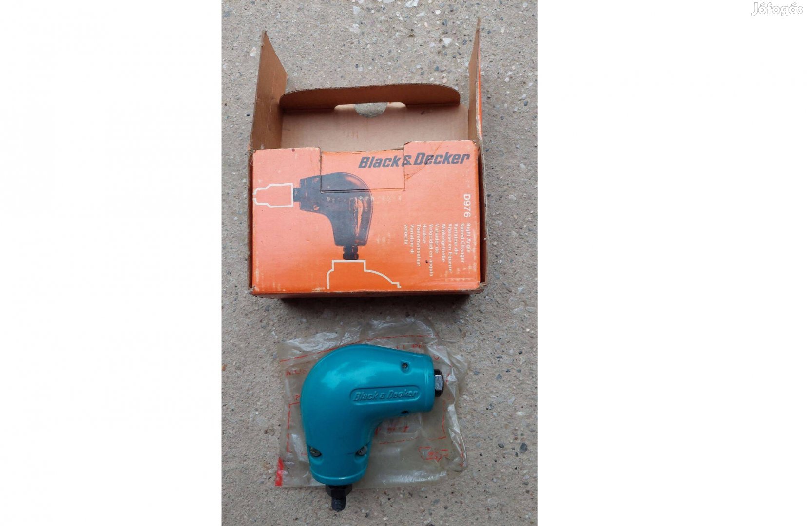 Black & Decker 90 fokos fúró adapter, D 976, Új