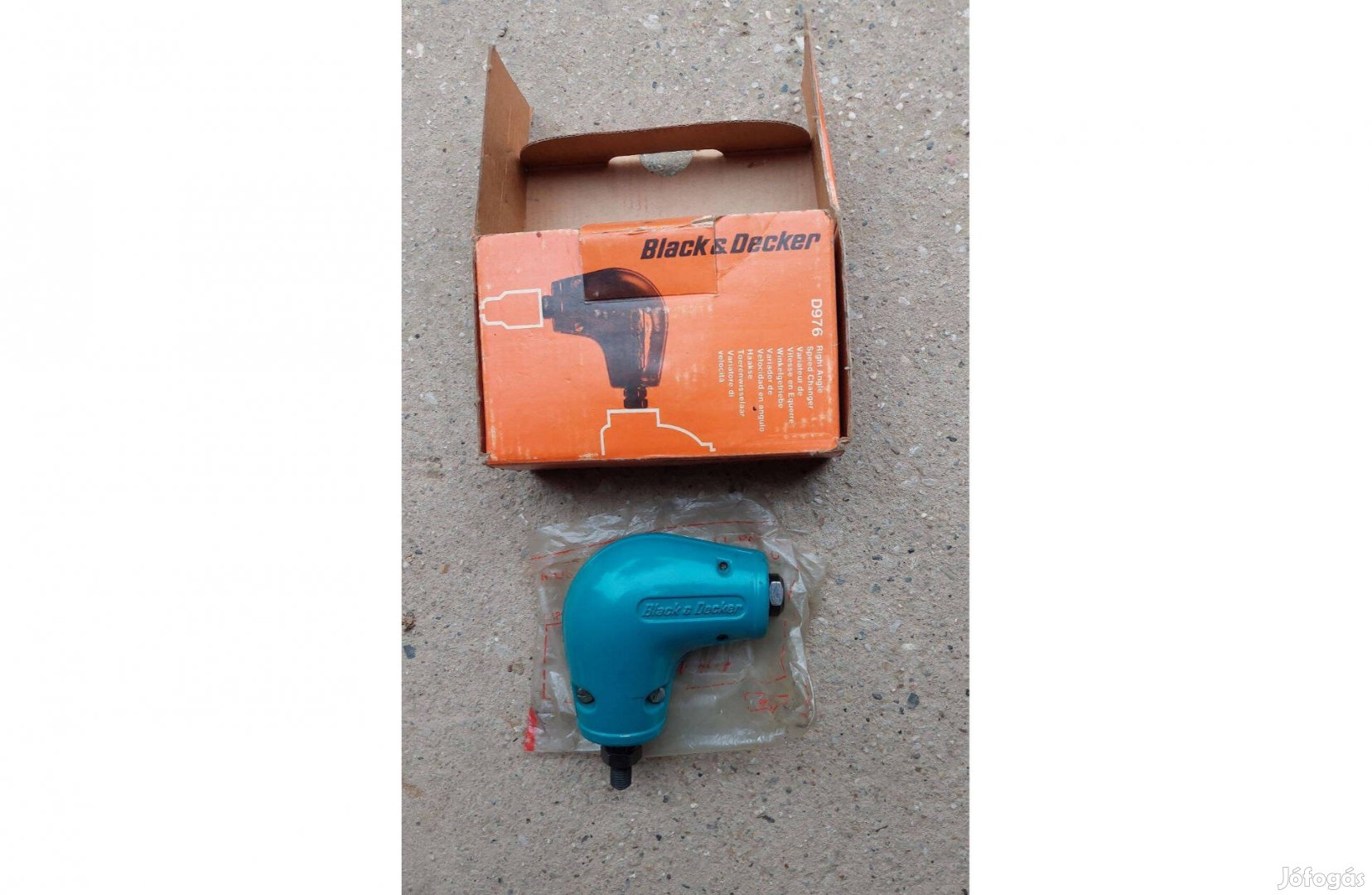 Black & Decker 90 fokos fúró adapter, D 976, Új