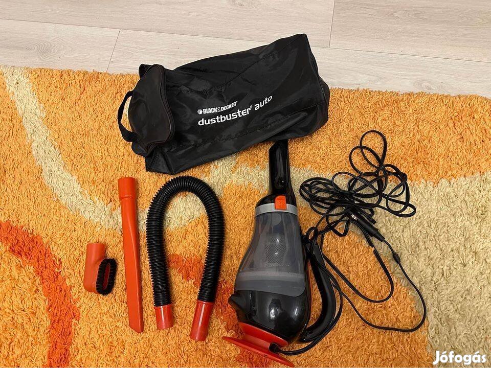 Black & Decker ADV1200 autóporszívó, 12V, összes gyári tartozékával