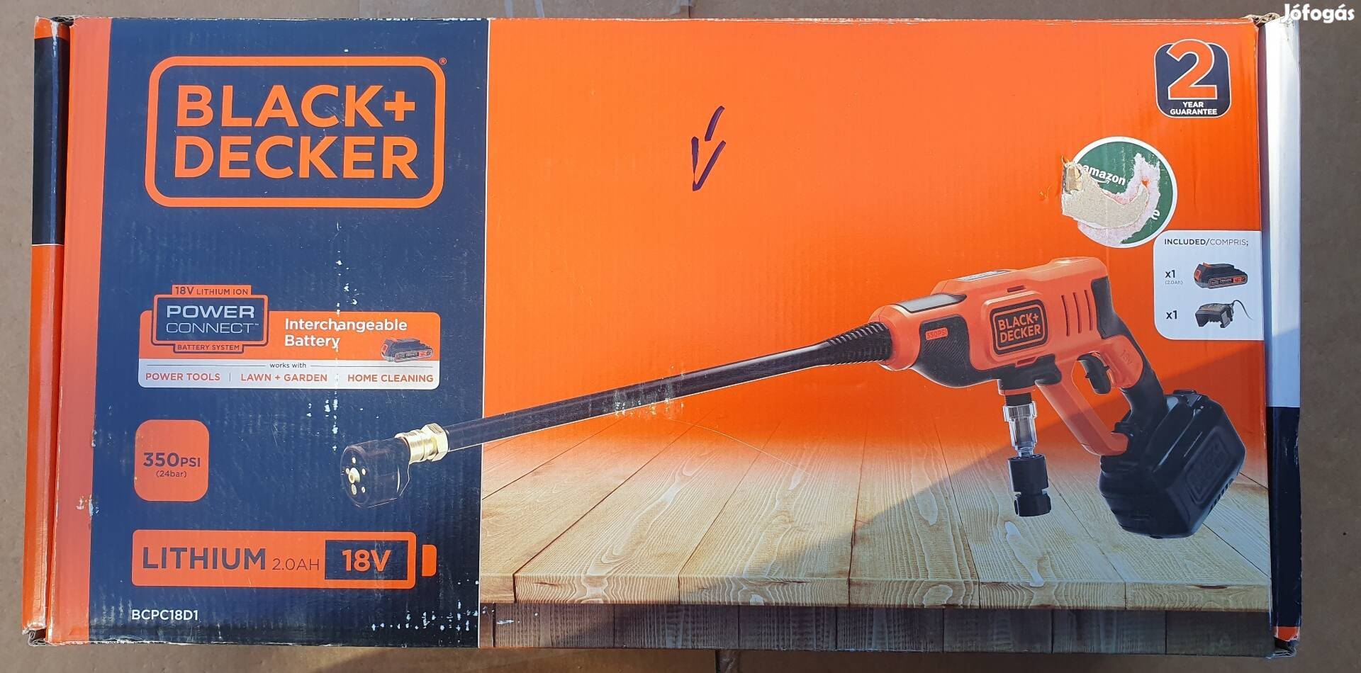 Black & Decker Bcpc18D1 magasnyomású mosó új!