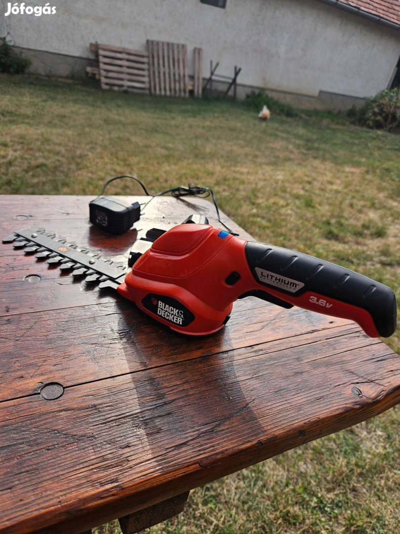 Black Decker GSL300-QW Akkus sövényolló