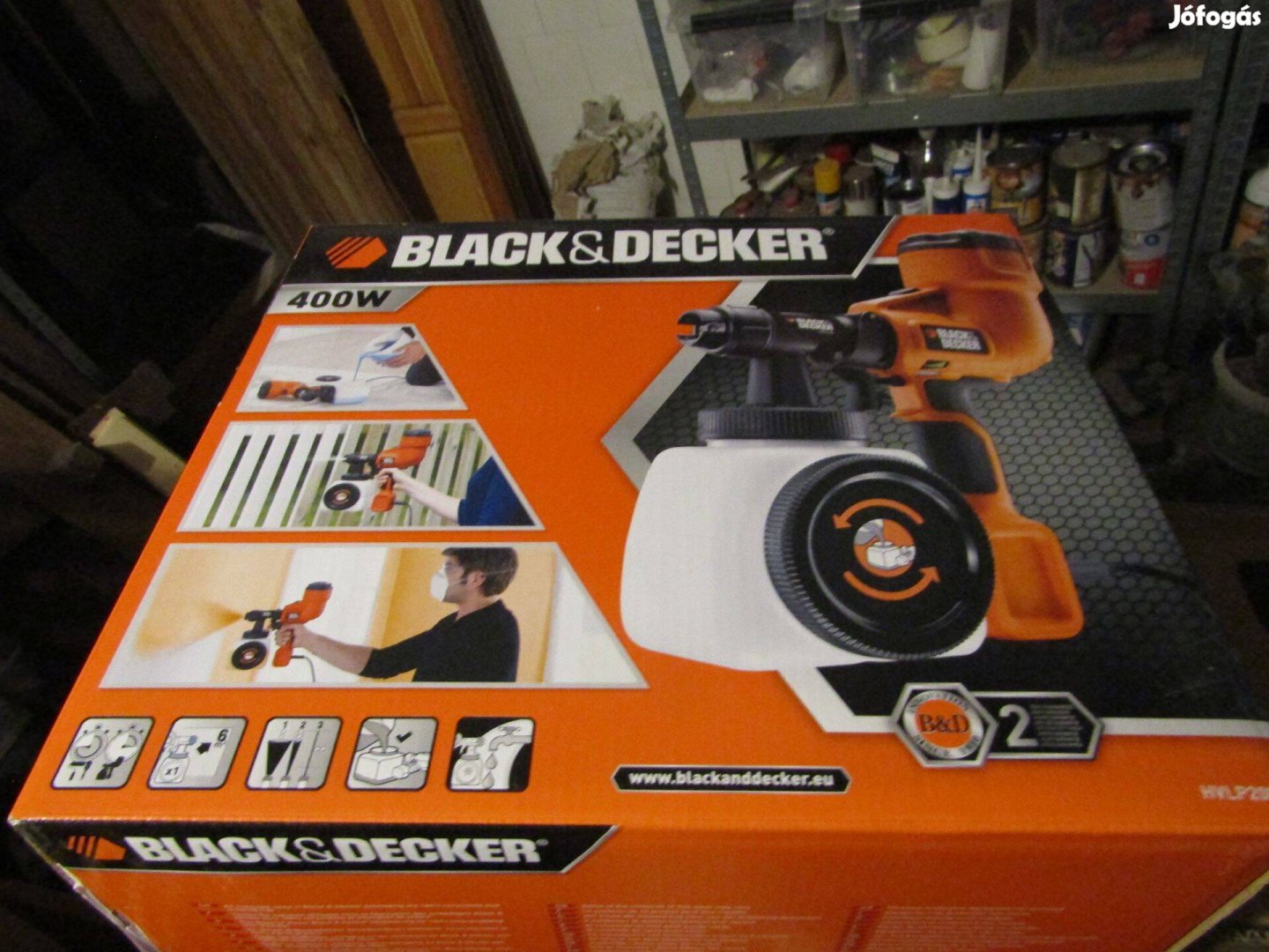 Black & Decker HVLP200 új festek szóró gép