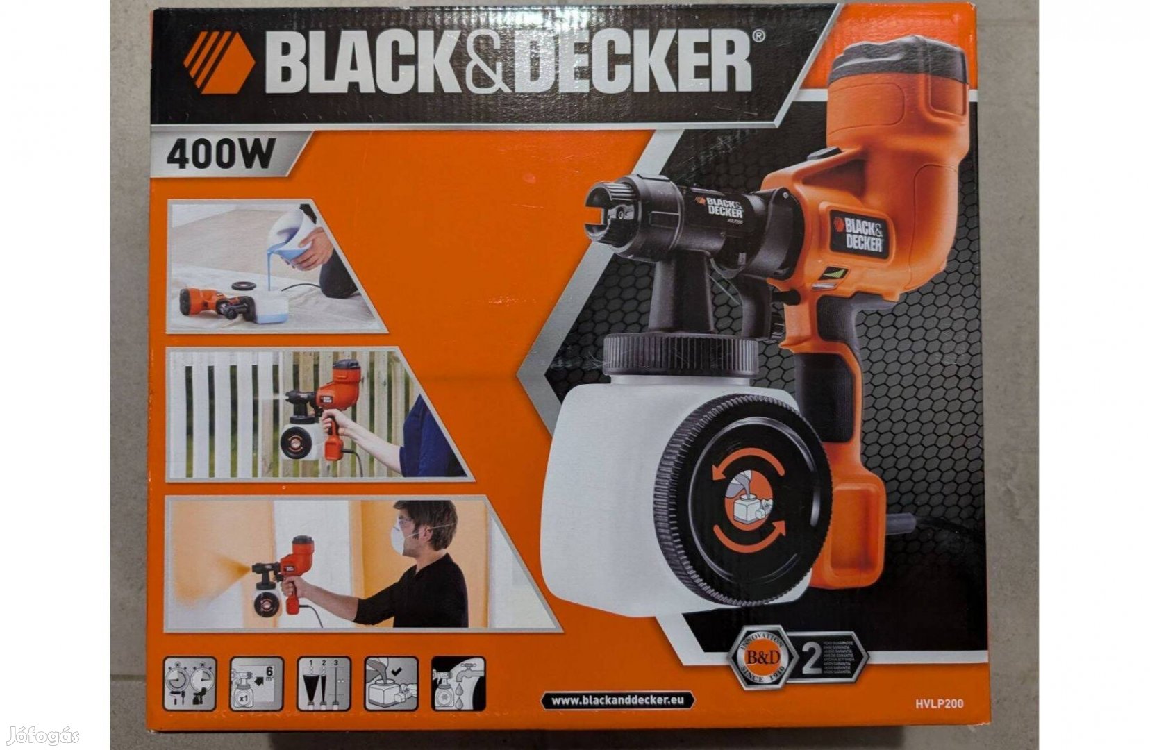 Black & Decker HVLP 200 festékszóró