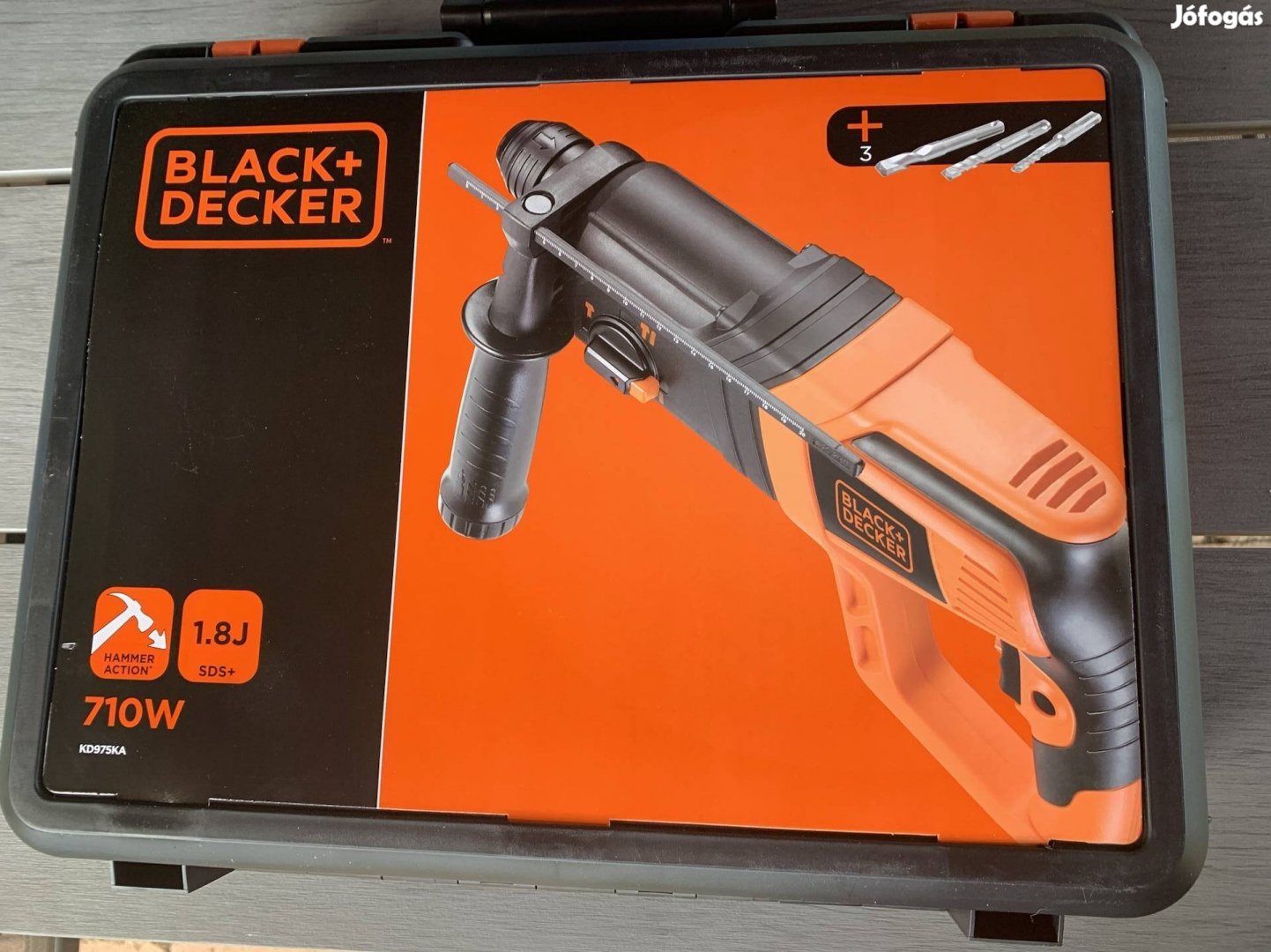 Black & Decker fúrókalapács kofferben, 710W ütvefúró