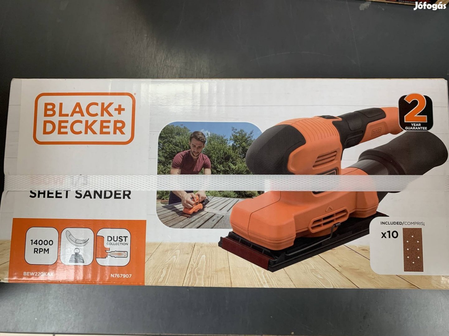 Black & Decker rezgőcsiszoló, csiszoló gép új + ajándék