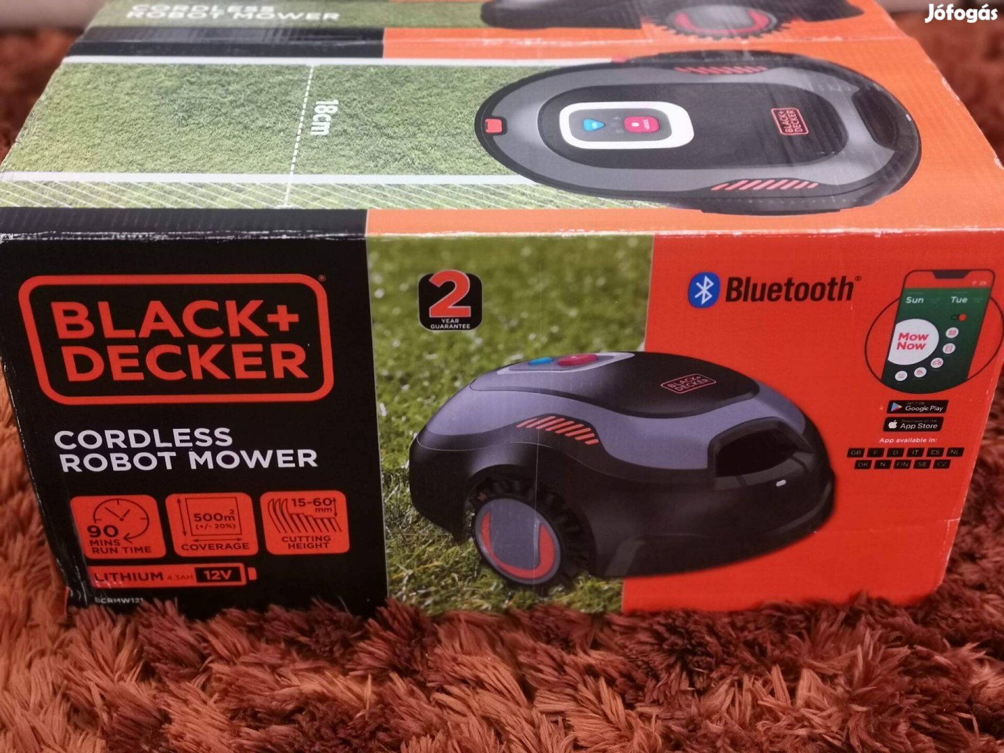 Black & Decker robotfűnyíró
